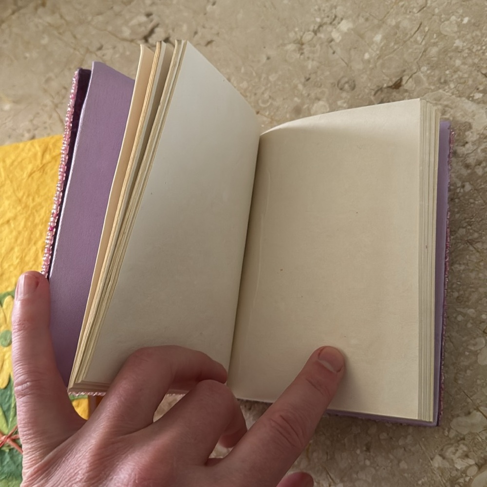 Set of 2 Beautiful Vintage Textured Handmade Journals / Notebooks - Picture 11 of 11